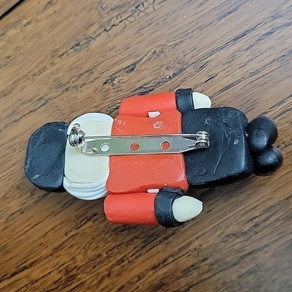 Vtg Hand-Made Nutcracker Brooch - Picture 2 of 4